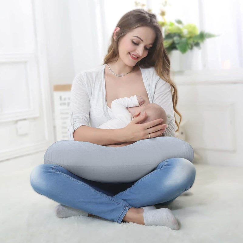 Winmany Baby Waterproof Nursing Pillow Cover Newborn Breastfeeding Pillowcase Soft Replaceable Slipcover for Boys and Girls - Image 2